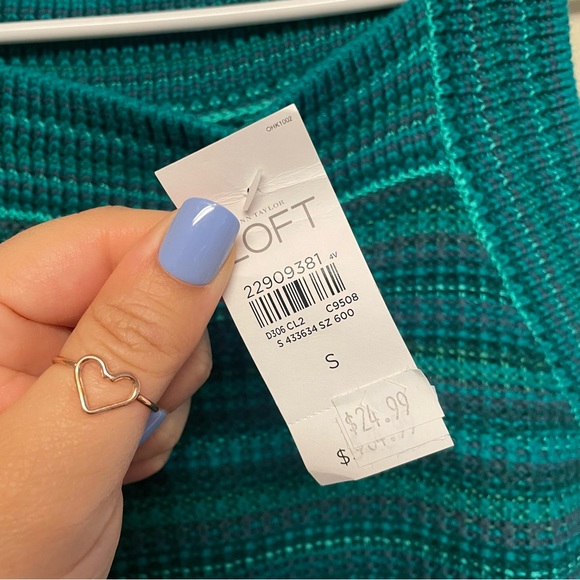 NWT Loft Womens Knit Sleeveless Top Size Small - Picture 3 of 6